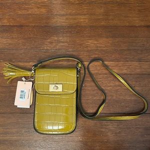 Mustard yellow never used before crossbody